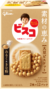 ビスコ素材の恵み大豆みるく＆きな粉