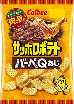 カルビー|サッポロポテト バーベQあじ