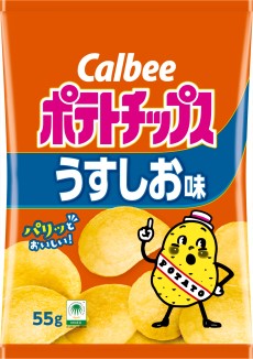 カルビー｜ポテトチップス うすしお味