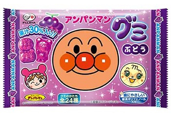 不二家｜アンパンマングミ（ぶどう）
