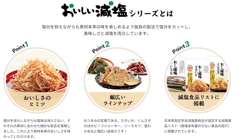 おいしい減塩シリーズとは
