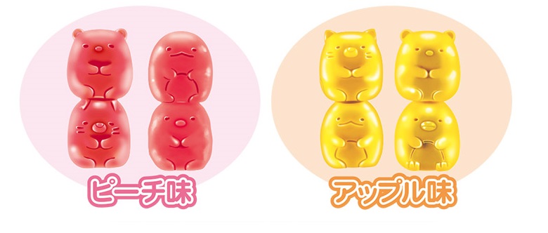 すみっコぐらしＨＷシール付き立体グミ中身
