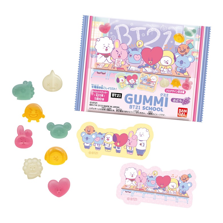 バンダイ　BT21グミ２