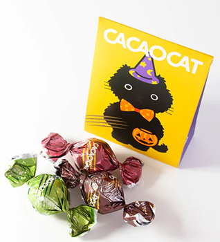CACAOCAT 3個入り Nyalloween black cat