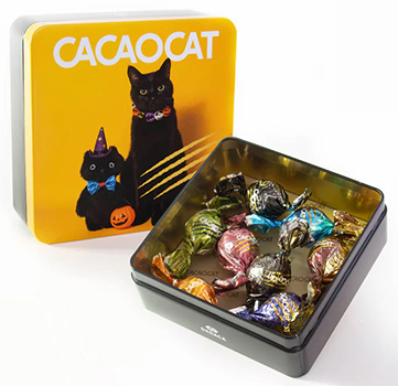 CACAOCAT缶 ミックス 8個入り Nyalloween