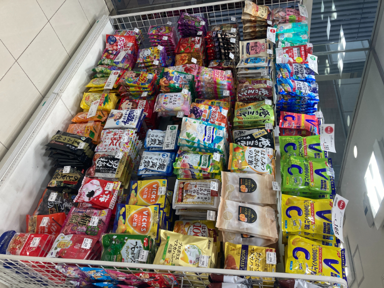 のど飴売場