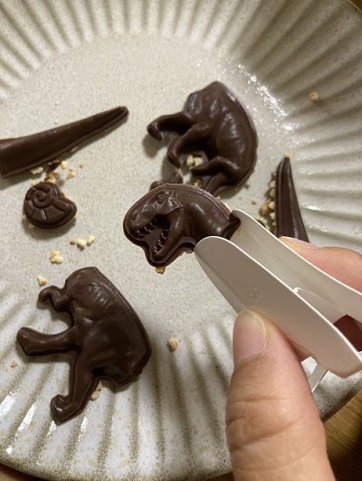 チョコを組み立てる