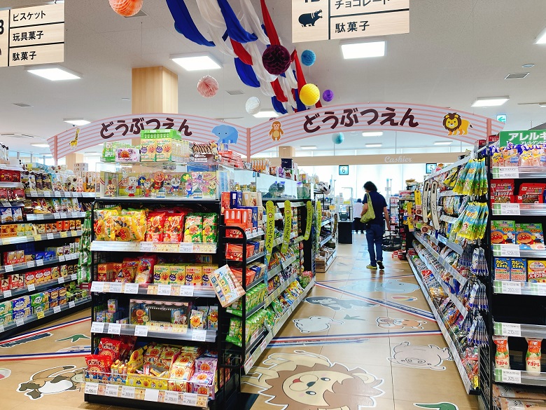東武ストア 東武動物公園駅前店　お菓子売場①