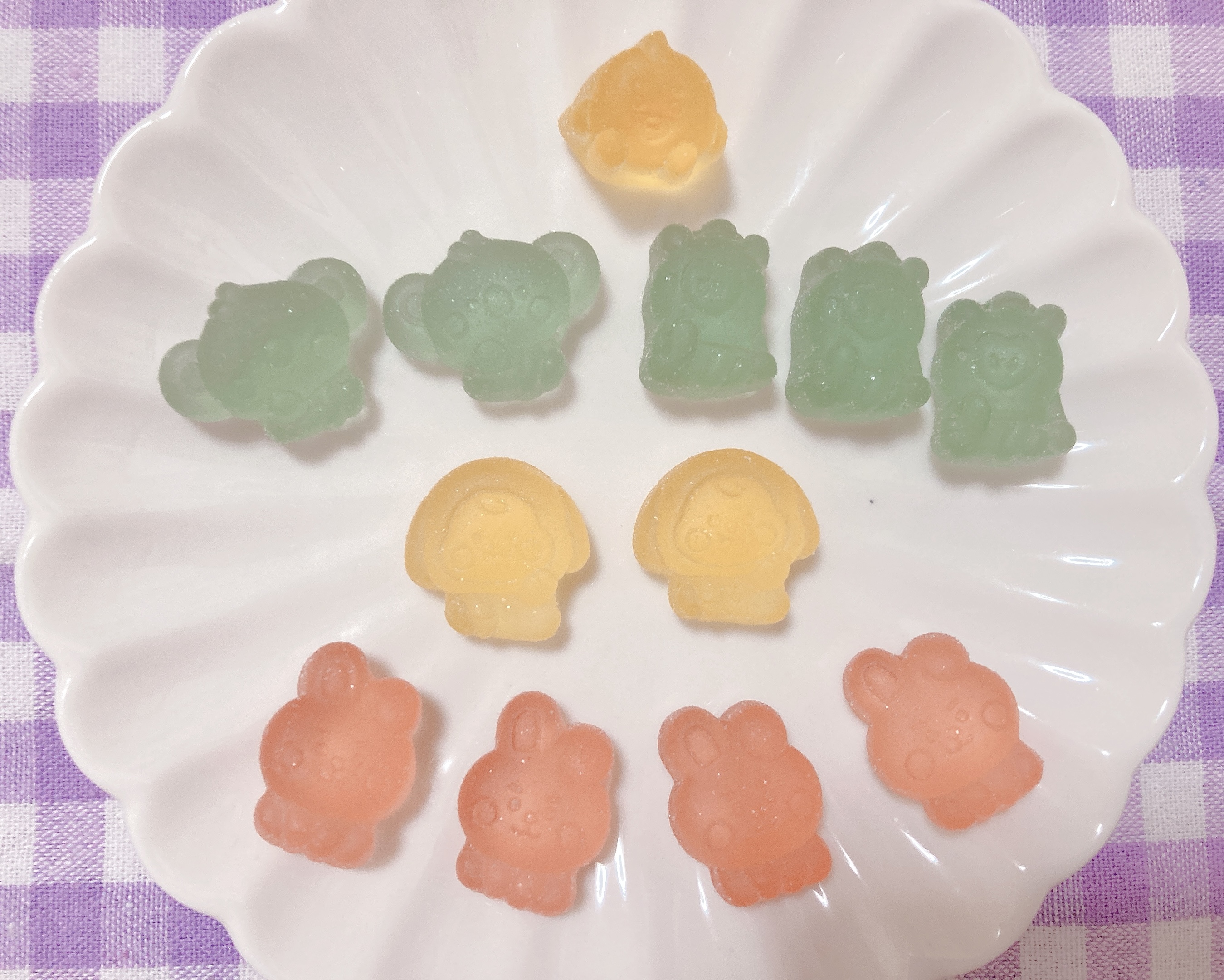 バンダイ　BT21ぷっくりラバマスグミのグミ紹介