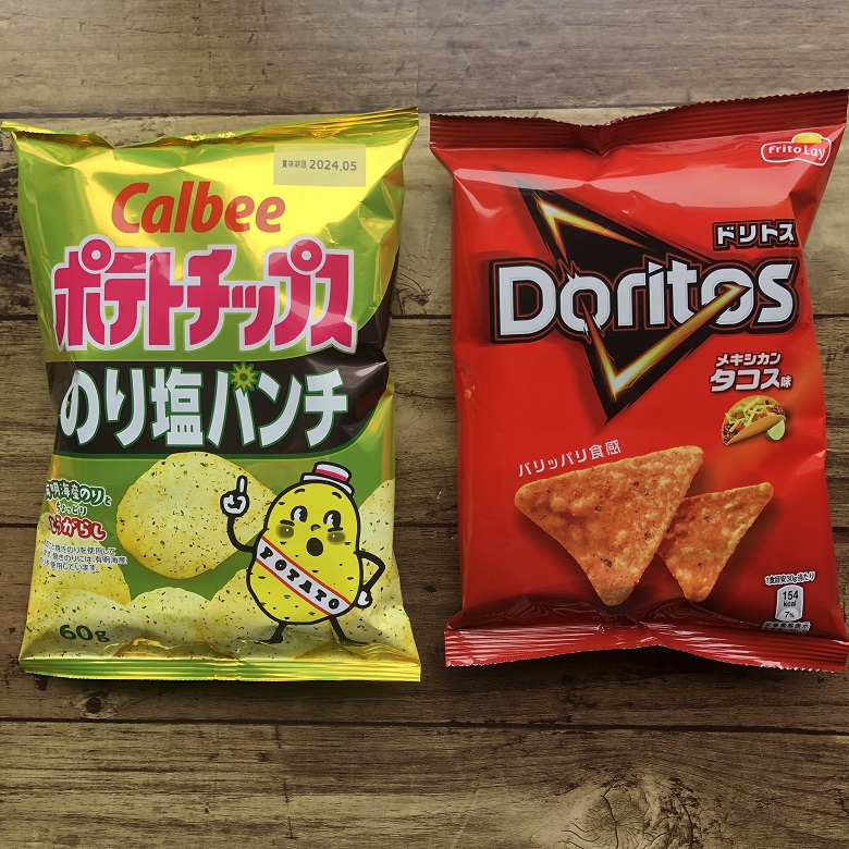 ポテチとドンタコス
