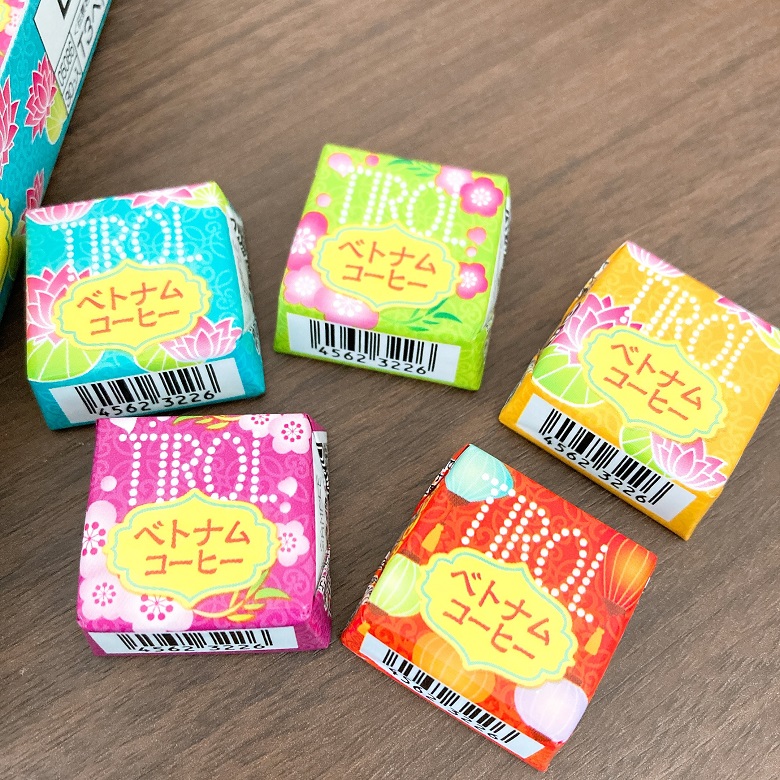 チロルチョコ＜ベトナムコーヒー＞パッケージ5種類