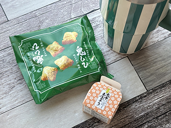 鬼ひび 海苔しお、大手まんじゅう