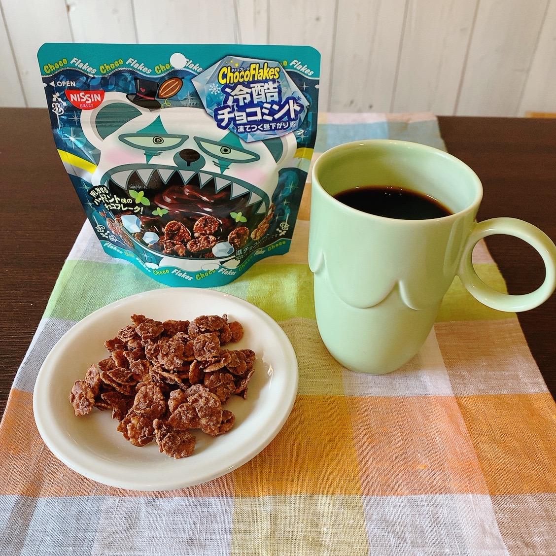 日清シスコ「チョコフレーク～冷酷チョコミント」