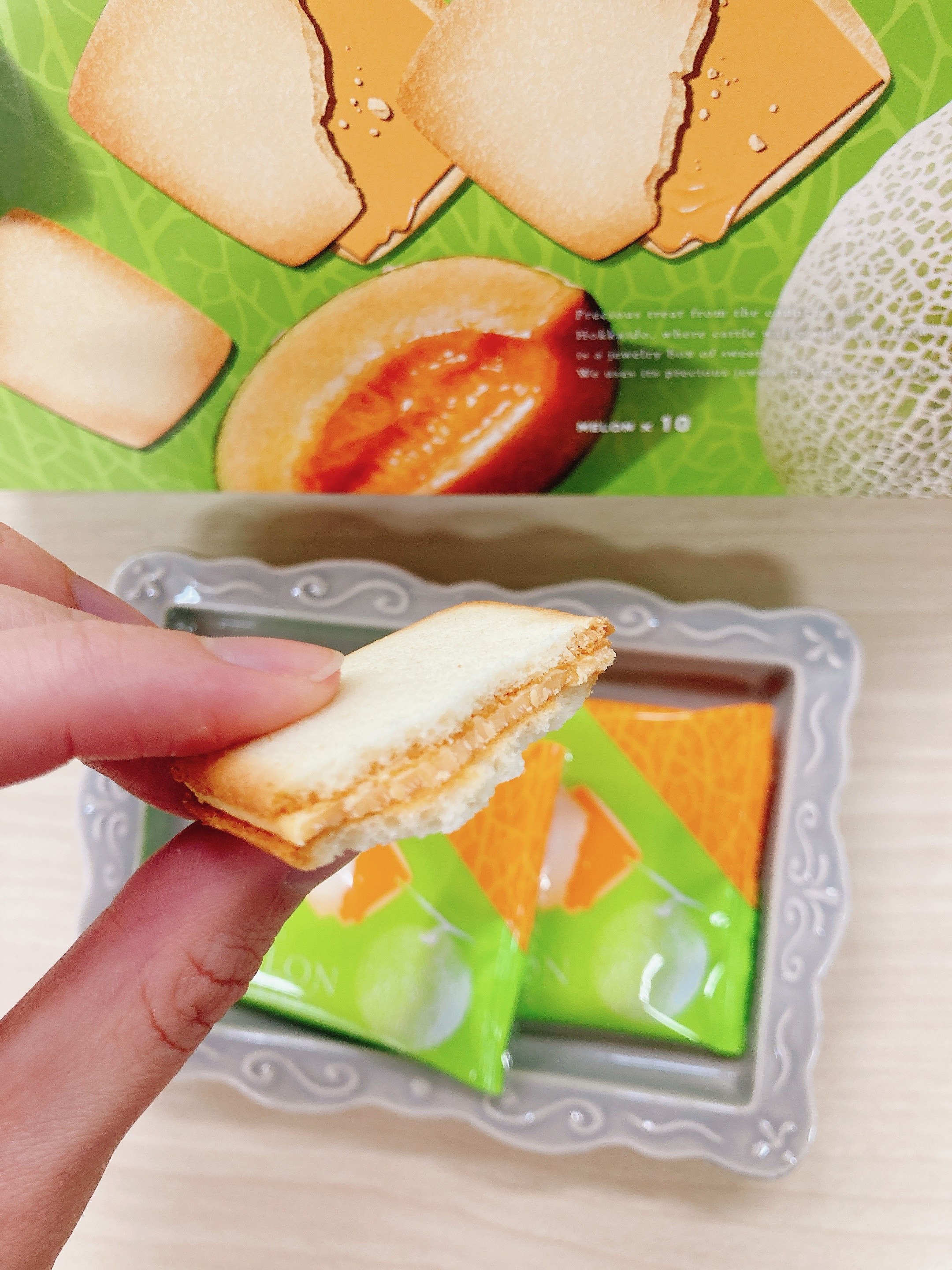 クッキー断面