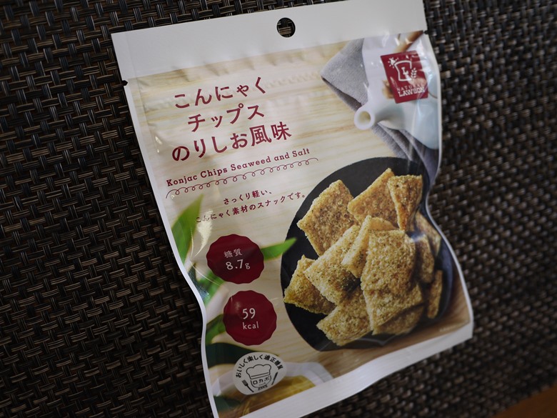 ナチュラルローソン　こんにゃくチップス　のりしお風味
