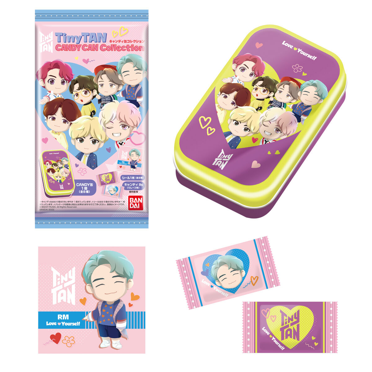 バンダイ　TinyTANキャンディ缶コレクション
