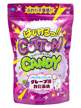 やおきん|はじけるコットンキャンディ グレープ