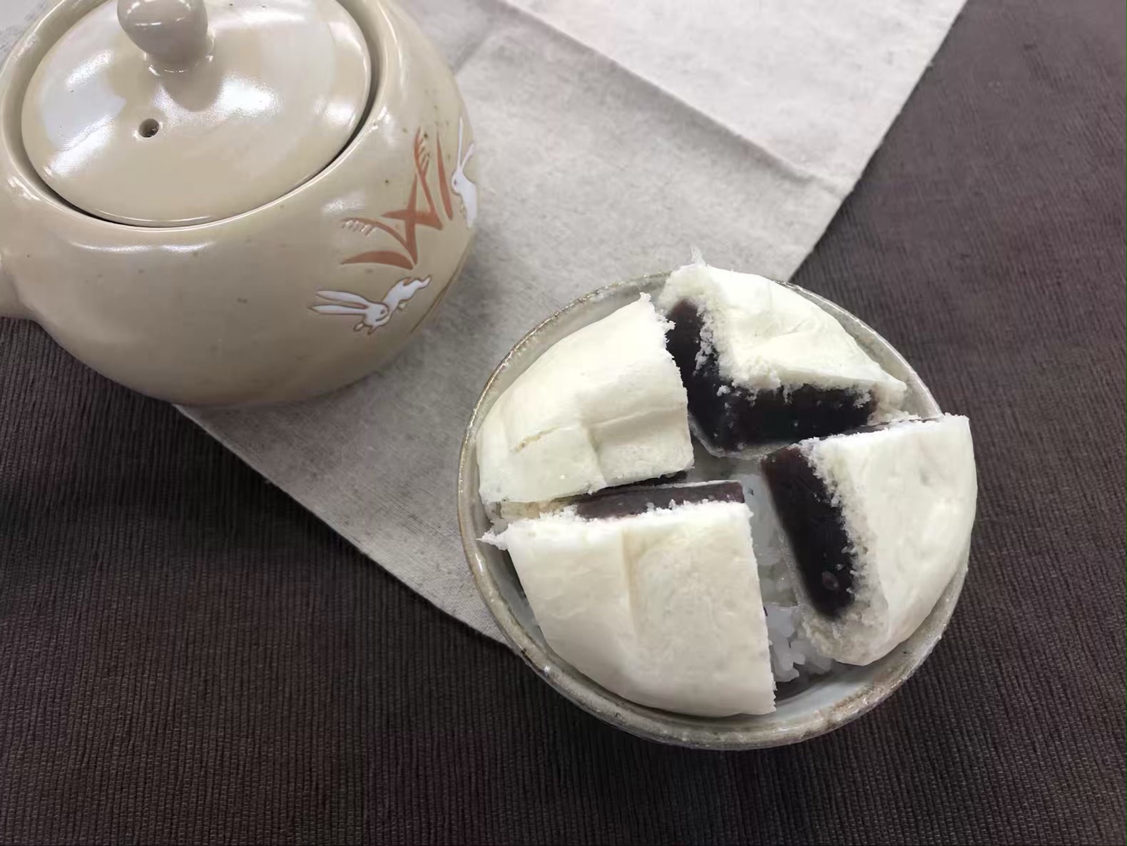 饅頭茶漬け