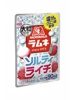 森永製菓｜大粒ラムネ＜ソルティライチ＞
