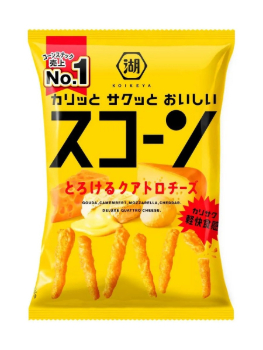 湖池屋｜スコーン とろけるクアトロチーズ