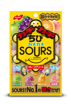ノーベル製菓|カチカチちびカメカメサワーズグミ フルーツアソート