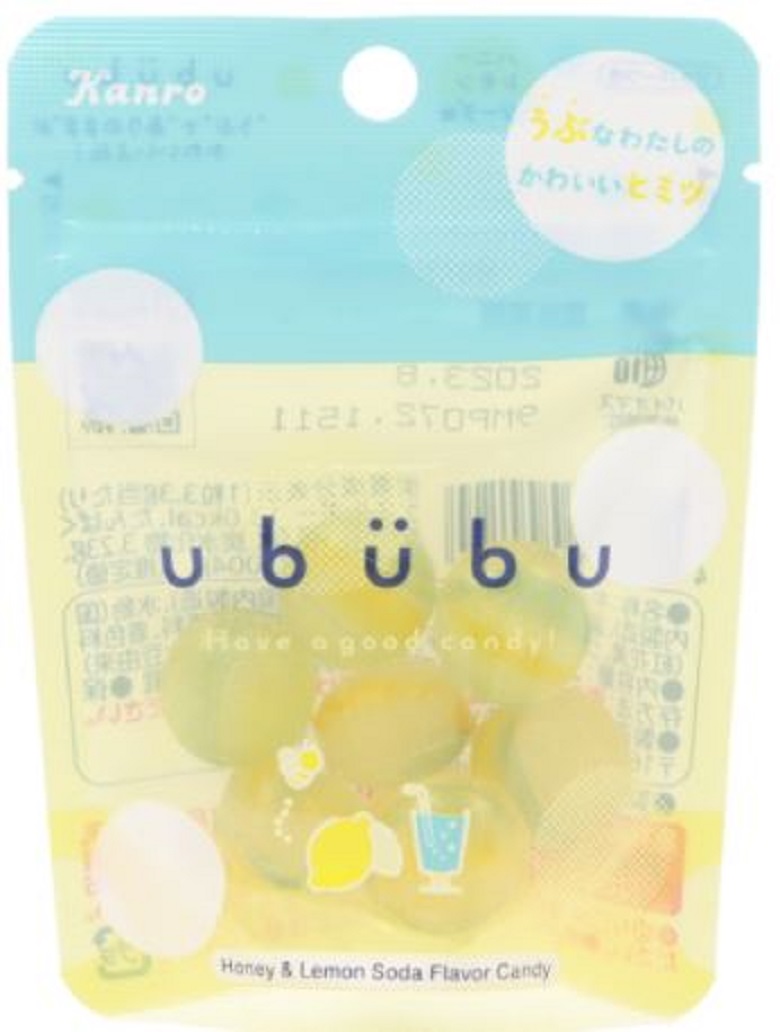 カンロ　ububuキャンディ　ハニーレモンソーダ味