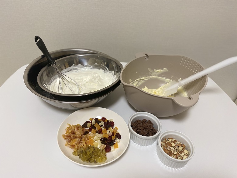 手作りカッサタ作成途中①