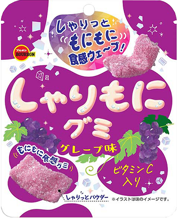 ブルボン　しゃりもにグミグレープ味