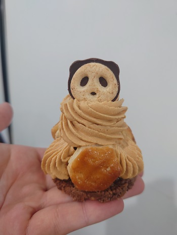 サントノーレ・キャラメルオランジュパイの実パンダ