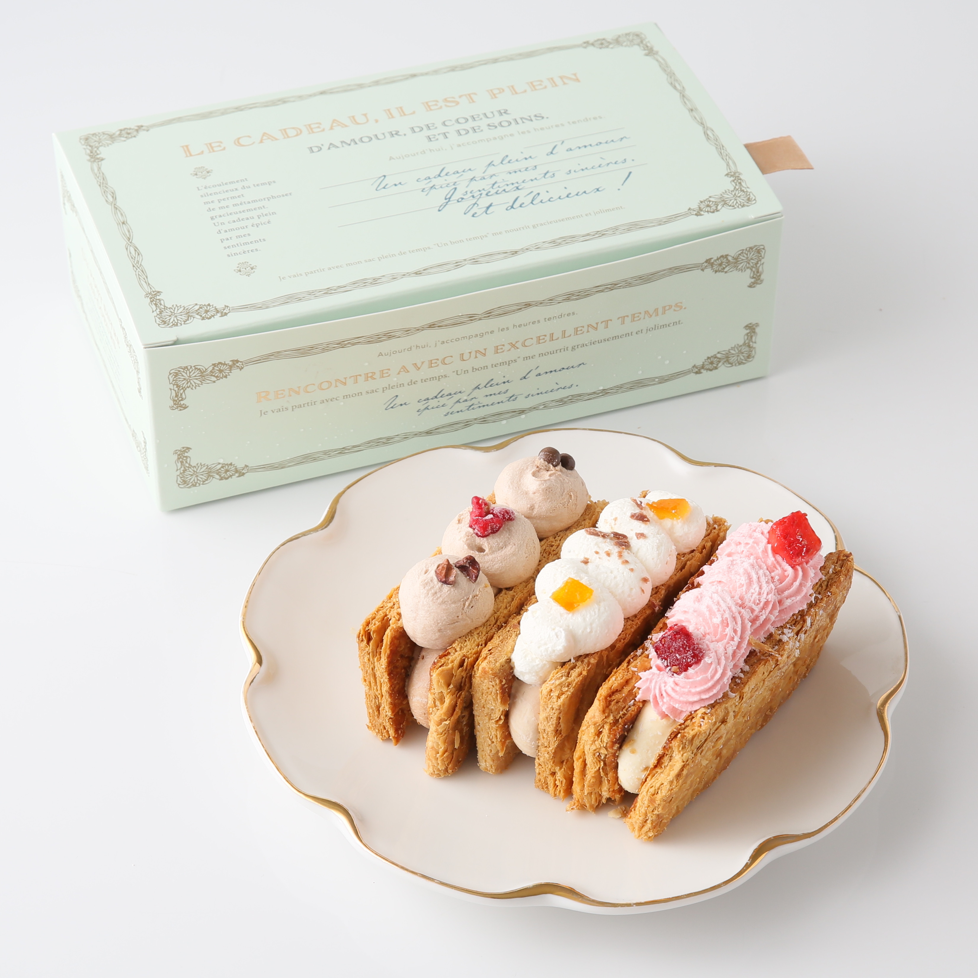 【リスカフェ】Cake.jp限定フローズンミルフィーユ6個_バレンタイン2023