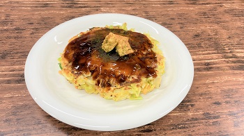 いか天入りお好み焼