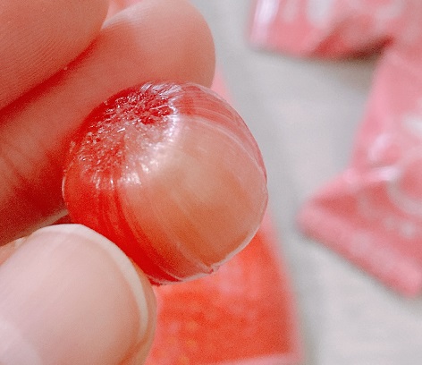 いちご大福？あめ中身