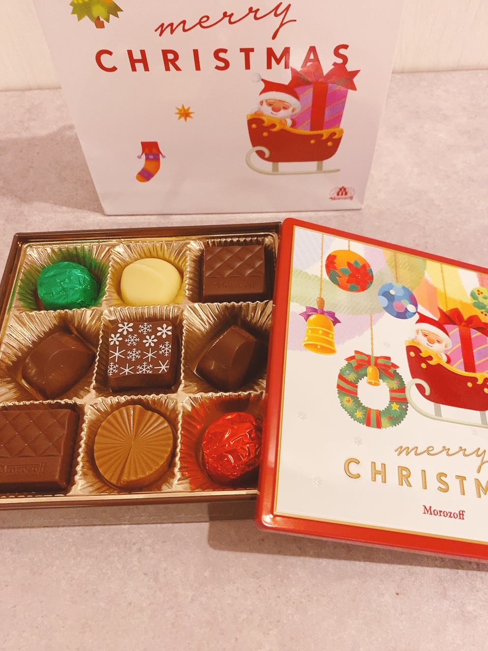 モロゾフ「クリスマスファンシーチョコレート」
