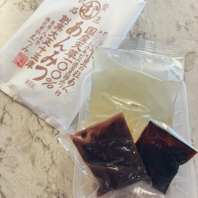 国産天草100％あんみつ