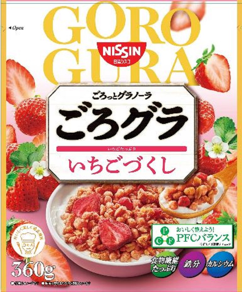 日清シスコ　ごろグラ　いちごづくし