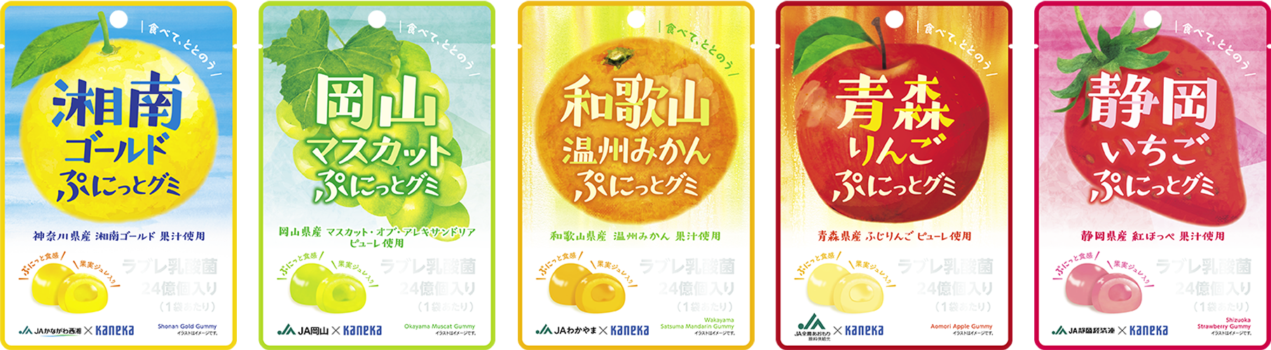 カネカ食品ご当地ぷにっとグミ ラブレ乳酸菌入り