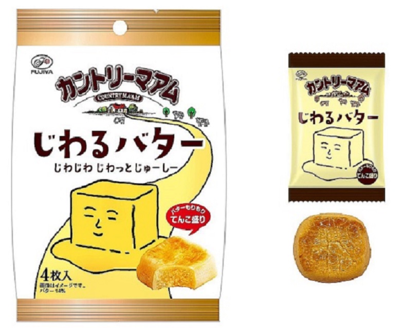 不二家　カントリーマアム　じわるバター