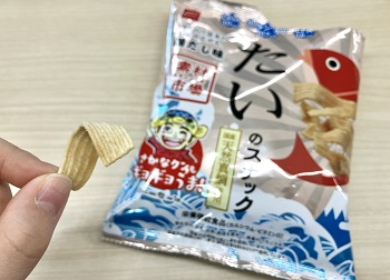 おやつカンパニー 素材市場たいのスナックを実食