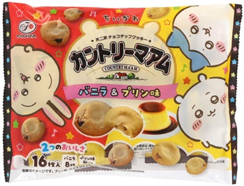 不二家　アニメちいかわカントリーマアム（バニラ＆プリン味）