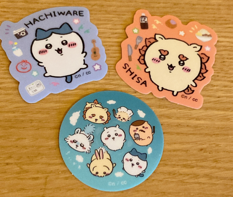 ちいかわグミ2_ステッカー3種