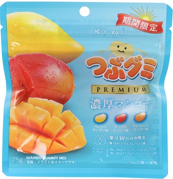 春日井製菓　つぶグミPREMIUM 濃厚マンゴー