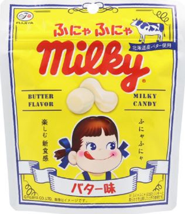不二家　ふにゃふにゃミルキー(バター味)袋