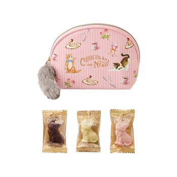 モロゾフ　ふわふわしっぽのポーチ 6個入