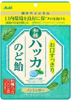 アサヒグループ食品　お口すっきり和種ハッカのど飴