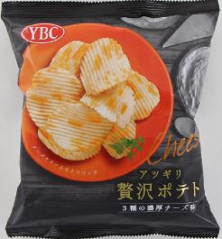 ヤマザキビスケット　アツギリ贅沢ポテト3種の濃厚チェダーチーズ味