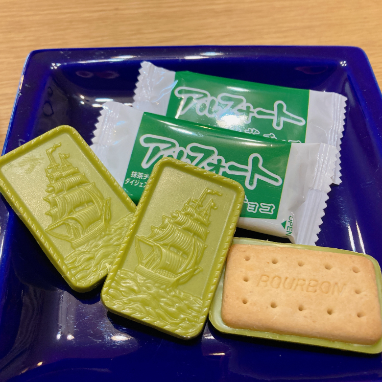 アルフォート抹茶‗皿盛