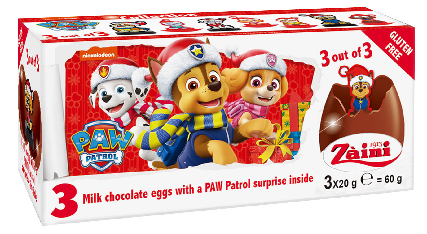 パウ・パトロールクリスマスチョコ