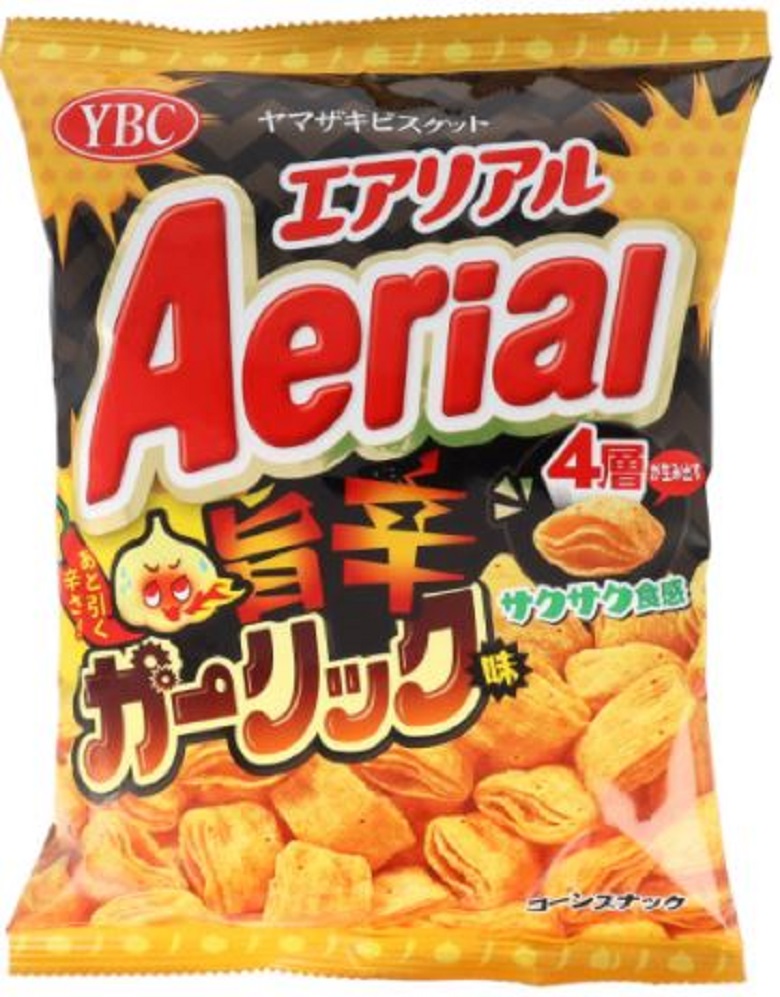 ヤマザキビスケット　エアリアル旨辛ガーリック味