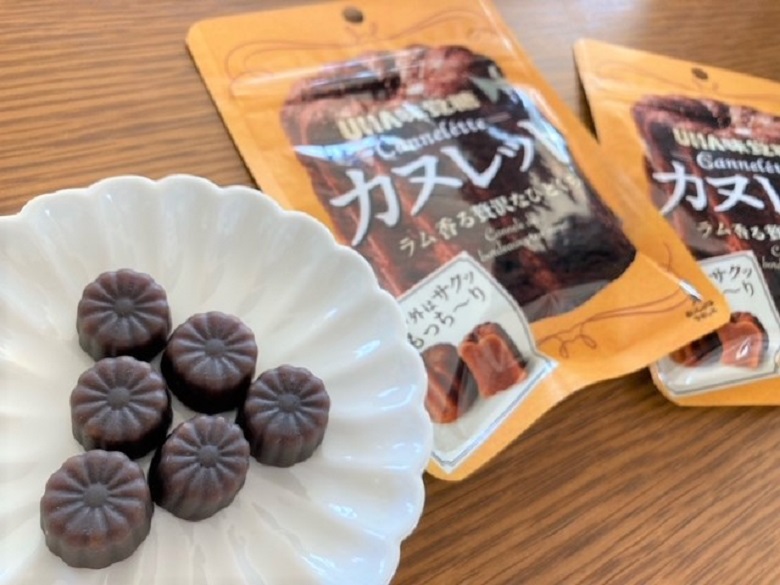 カヌレット中身、パッケージ