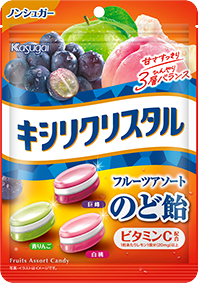 キシリクリスタルフルーツアソートのど飴